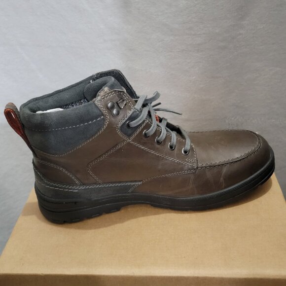 Reserved Footwear Men's Combat Work Boot Size US 12 Grey - Picture 4 of 5